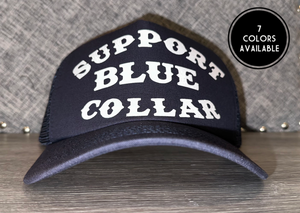 Support Blue Collar Hat