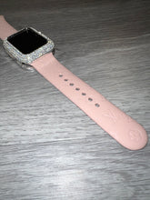 Load image into Gallery viewer, Rose Pink LV Engraved 42mm 44mm &amp; 45mm Apple Watch Band