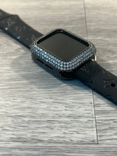 Load image into Gallery viewer, Gunmetal 41mm Bling Apple Watch Case Bezel