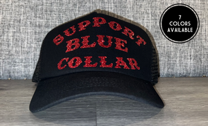 Support Blue Collar Hat