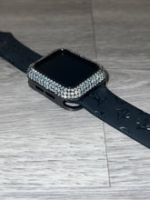 Load image into Gallery viewer, Gunmetal 41mm Bling Apple Watch Case Bezel