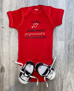 The Best Grandparents get promoted to Great Grandparent Bodysuit