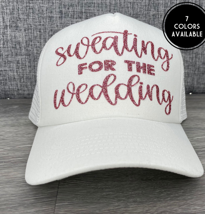 Sweating for the Wedding Hat