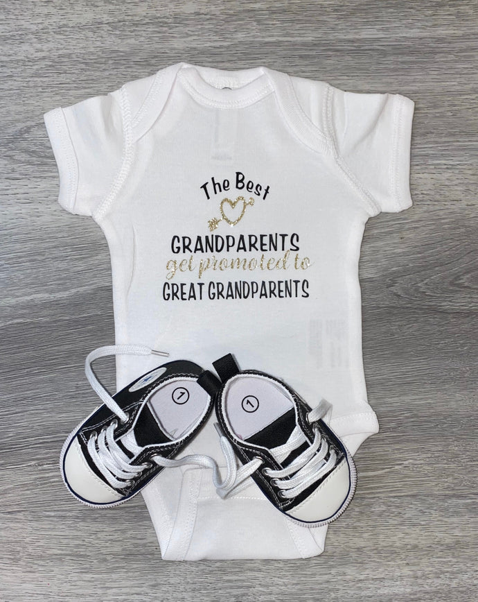 The Best Grandparents get promoted to Great Grandparent Bodysuit