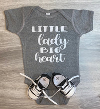 Load image into Gallery viewer, Little Lady Big Heart Bodysuit