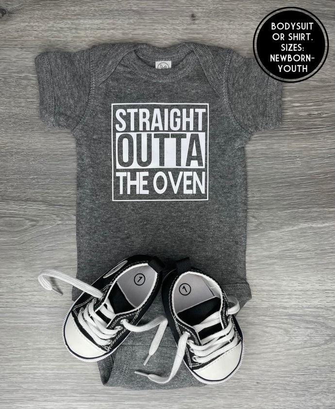 Straight Outta The Oven Bodysuit | Funny Bodysuits |