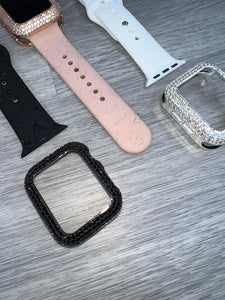 Black LV Engraved 42mm 44mm & 45mm Apple Watch Band – Bombshell Boutique TX