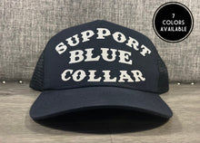 Load image into Gallery viewer, Support Blue Collar Hat