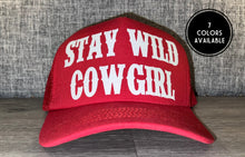 Load image into Gallery viewer, Stay Wild Cowgirl Hat