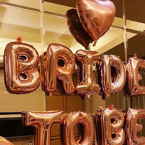 Bride To Be Balloon Set Rose Gold