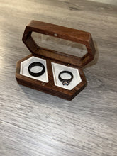 Load image into Gallery viewer, Wood Wedding Ring Box