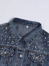 Load image into Gallery viewer, Mrs Pearl Denim Jacket