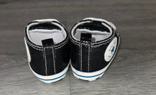 Load image into Gallery viewer, Black Glitter Baby Shoes