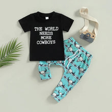 Load image into Gallery viewer, The World Needs More Cowboys Shirt &amp; Pants Set